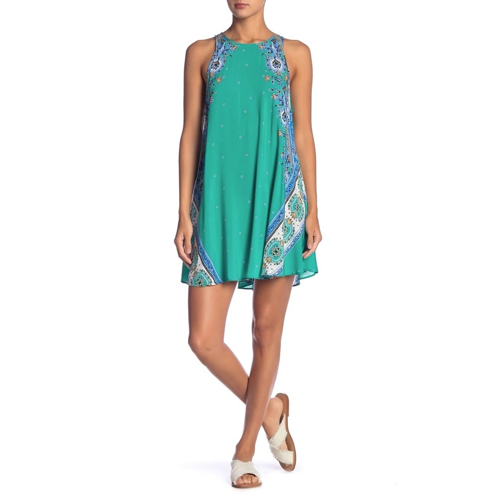 Free People Darjeeling Printed Slip Dress